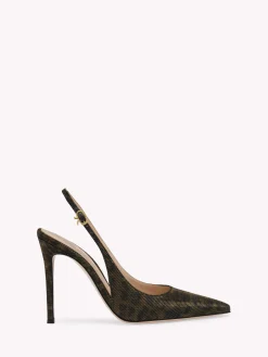 Pumps-Gianvito Rossi RIBBON SLING 105 BROWN