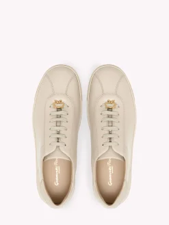 Sneakers-Gianvito Rossi RIBBON SNEAKER MOUSSE BEIGE CALF