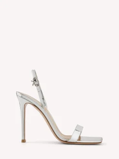 Sandals|Ribbon-Gianvito Rossi RIBBON STILETTO SILVER