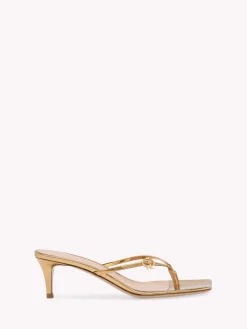 Mules-Gianvito Rossi RIBBON THONG 55 GOLD