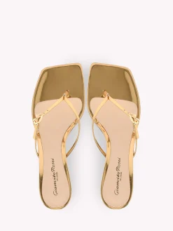 Mules-Gianvito Rossi RIBBON THONG 55 GOLD