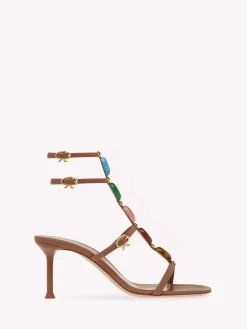 Sandals-Gianvito Rossi SHANTI 70 BROWN