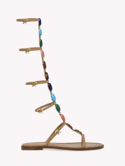 Flats-Gianvito Rossi SHANTI GLADIATOR 05 BROWN