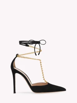 Pumps-Gianvito Rossi SOLEIL D'ORSAY BLACK SUEDE