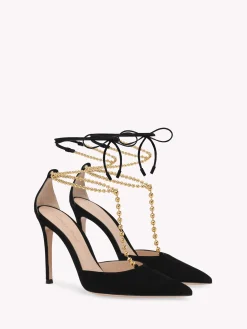 Pumps-Gianvito Rossi SOLEIL D'ORSAY BLACK SUEDE