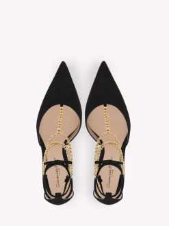 Pumps-Gianvito Rossi SOLEIL D'ORSAY BLACK SUEDE