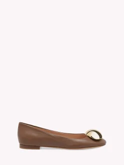 Flats-Gianvito Rossi SPHERA PUMP 05 BROWN