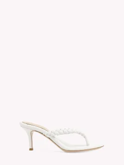 Mules-Gianvito Rossi TROPEA WHITE LEATHER