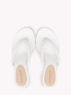 Mules-Gianvito Rossi TROPEA WHITE LEATHER
