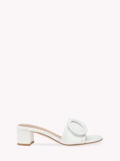 Mules-Gianvito Rossi VENEZIA MULE WHITE