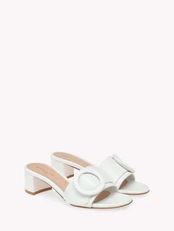 Mules-Gianvito Rossi VENEZIA MULE WHITE