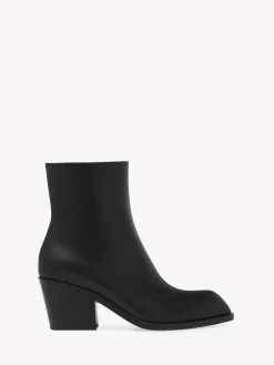 Booties-Gianvito Rossi WEDNESDAY BOOTIE BLACK LEATHER
