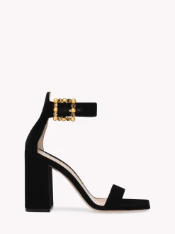 Sandals-Gianvito Rossi WONDY SANDAL BLACK