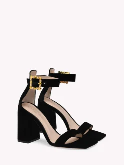 Sandals-Gianvito Rossi WONDY SANDAL BLACK